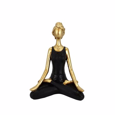 Liberta - Maison VASANTA 1 DECO Φιγούρα Resin Χρυσή/Μαύρη 13.5x9x19.5cm 022718