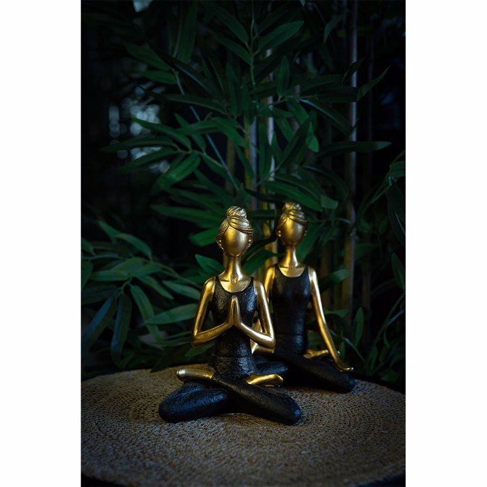 Liberta - Maison VASANTA 2 DECO Figura Resin Xrusi/Mavri 13.5x9x19cm 022719