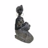 Liberta - Maison RABIA 2 DECO Figura Resin Mavri/Kafe/Lefki 12x7.5x18cm 022739