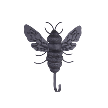 Liberta - Maison BEE DECO Κρεμάστρα Μεταλλική Μαύρη 22x4x25cm 023441