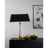 Liberta - Maison LANG Epitrapezio Fotistiko Alouminiou/ufasma Xruso Antike/Mavro 60x60x86cm 024403