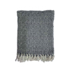 Liberta - Maison LANCE Rixtari Diakosmitiko 130x170cm Bambaki Lefko Mavro Polyester 026011