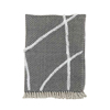 Liberta - Maison SAGA Rixtari Diakosmitiko 130x170cm Bambaki Lefko Mavro Polyester 026023