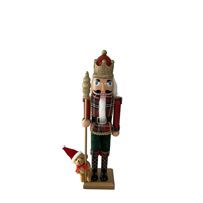 Liberta - Maison XMAS LUE C Karuothrafstis Kokkinos/Prasinos/Xrusos 40cm 027295