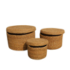 Liberta-Maison Del Mar Box Kouti Apothikefsis Set 3tmx 25x225x14cm Seagrass Fusiko 027387
