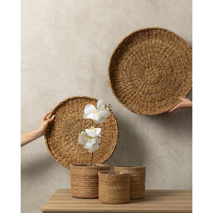 Liberta-Maison Del Mar Kaspo Set 3TMx 20x20x18cm Seagrass Fusiko 027391