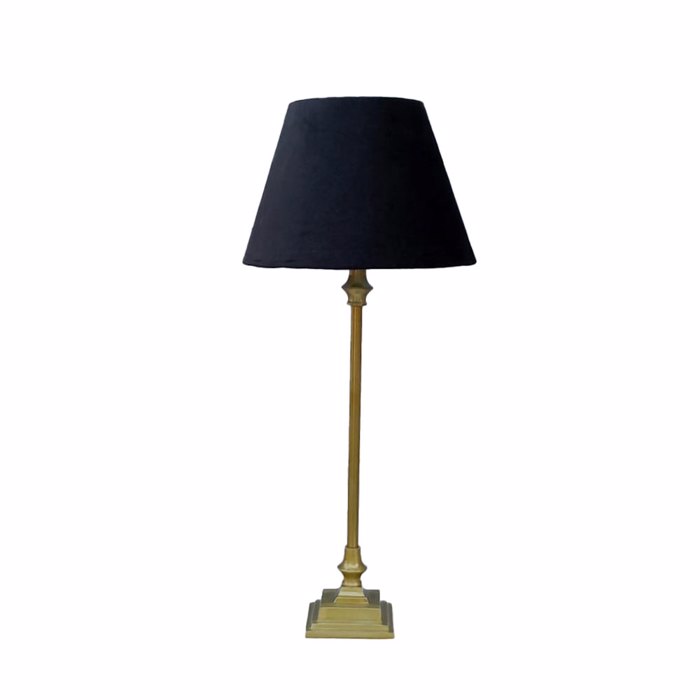 Liberta-Maison Remy Fotistiko Epitrapezio 14x25x57cm Alouminio Xruso Antike Beloudo Mavro 028231