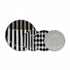 Liberta-Maison Jolie Piato Gukou Set 7tmx 30x30x3cm New Bone China Lefko Mavro 028889