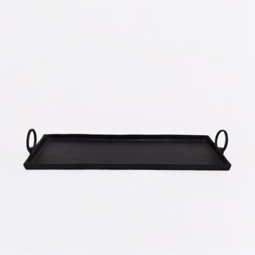Liberta-Maison Angolo Δίσκος Διακόσμησης 75x24x3cm Αλουμίνιο Μαύρο 028997