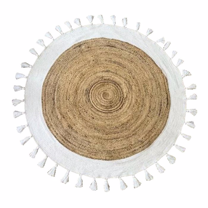 Liberta - Maison MAIA Xali Saloniou Strongulo 150x150cm Bambaki Fusiko Lefko Gouta 029145