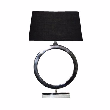 Liberta-Maison Odilon Φωτιστικό Επιτραπέζιο 41x28x51cm Ατσάλι Ασημί Μαύρο 029217