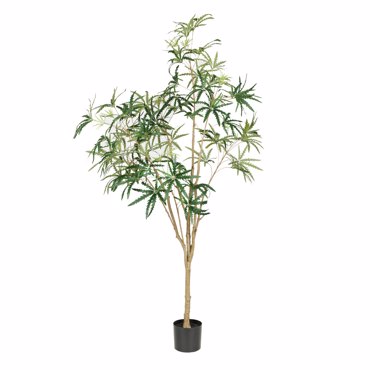 Liberta-Maison Peacock Tree Δέντρο Τεχνητό σε Γλάστρα 220cm PE Πράσινο Μεταξωτό Ύφασμα 029876