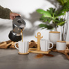 Liberta-Maison Cactus Koupa Espresso 20x12x17cm Porselani Lefko Fusiko Bamboo 029999