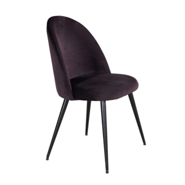 Liberta - Maison ZIZEL Καρέκλα Violet Σκούρο 47x56.5x84cm 03-0867