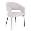 Liberta-Maison Abrazo Karekla Poluthrona Beige Mavro 57x56x81cm 03-1025