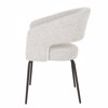 Liberta-Maison Abrazo Karekla Poluthrona Beige Mavro 57x56x81cm 03-1025