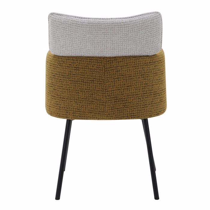 Liberta-Maison Taf Karekla Poluthrona Beige Moustardi Mavro 56x63x86cm 03-1150