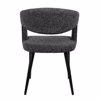 Liberta-Maison Caprice Karekla Poluthrona Mavro Ggri Mavro Mat 56x56x81cm 03-1186
