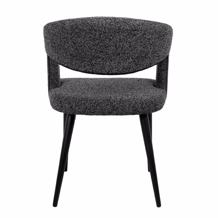 Liberta-Maison Caprice Karekla Poluthrona Mavro Ggri Mavro Mat 56x56x81cm 03-1186
