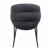 Liberta-Maison Carmen Karekla Poluthrona Ggri Mavro Mat 59x60.5x83.5cm 03-1190