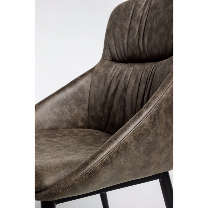 Liberta-Maison Tosca Karekla Kafe Mavro Mat 61.5x58x91cm 03-1193