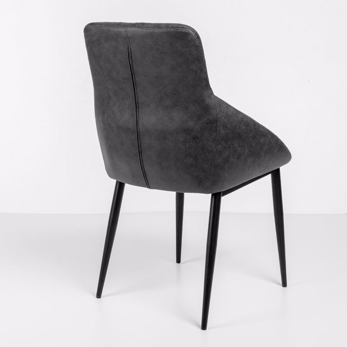 Liberta-Maison Tosca Karekla Ggri Mavro Mat 61.5x58x91cm 03-1194