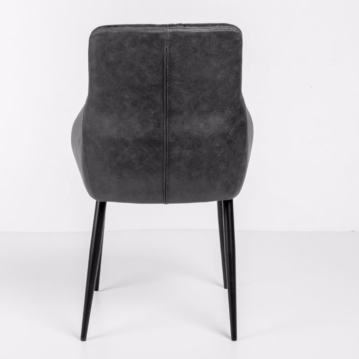 Liberta-Maison Tosca Karekla Ggri Mavro Mat 61.5x58x91cm 03-1194
