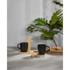 Liberta-Maison Cactus Koupa Espresso 20x12x17cm Porselani Mavro Fusiko Bamboo 030022