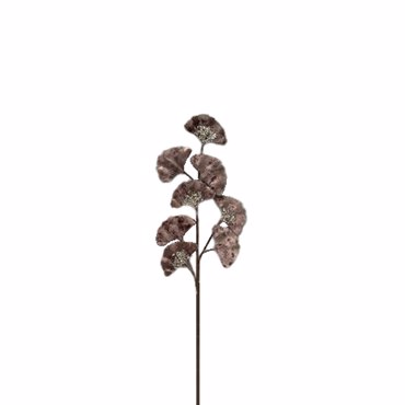 Liberta - Maison XMAS OH DEER BRANCH 3 Κλαδί Βελούδινο Mocha 55cm 030294