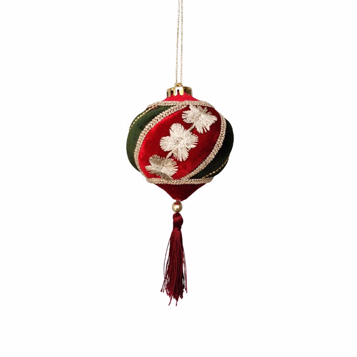 Liberta - Maison XMAS VELOUR A Bala Foam Beloudini Poluxromi 10x10x11cm 030298