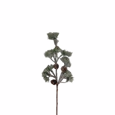 Liberta - Maison XMAS BRANCH 15 Κλαδί PVC Κουκουνάρι Πράσινο 38cm 030339
