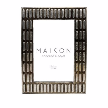Liberta - Maison JAYLEN Κορνίζα Polyresin Ασημί με Γυαλί 18x2x23cm 031146