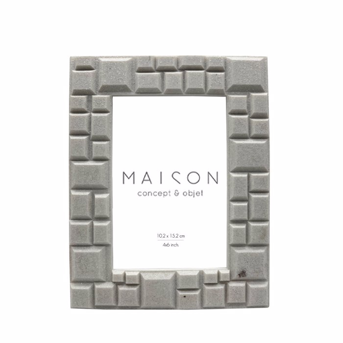 Liberta - Maison CUBIC Korniza Polyresin Lefko Gyali 17x2x21cm 031478