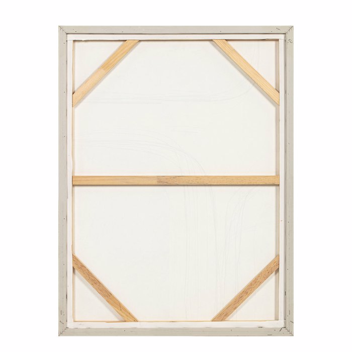 Liberta - Maison MEADOW B Pinakas me Korniza Kambas Kafe/Beige me Xulo Fusiko 60x3.2x80cm 033165