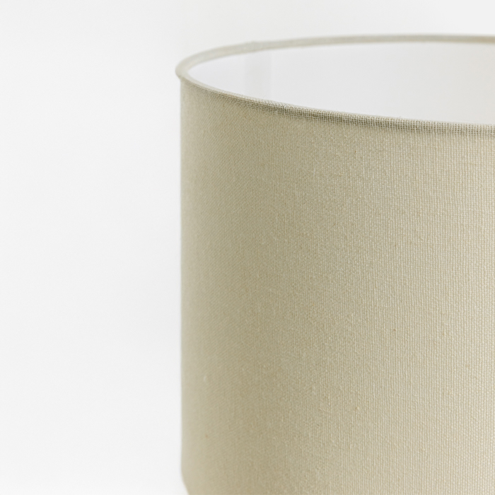 Liberta - Maison WOODLAND Epitrapezio Fotistiko Polyresin Lefko ufasma Off White 26x26x54cm 034149