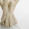 Liberta - Maison WOODLAND Epitrapezio Fotistiko Polyresin Lefko ufasma Off White 26x26x54cm 034149