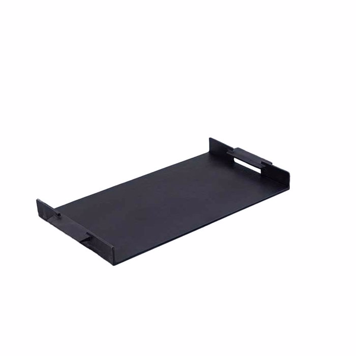 Liberta-Maison Host Touch Diskos Serbirismatos 56x28x4.5cm Alouminio Mavro 034386