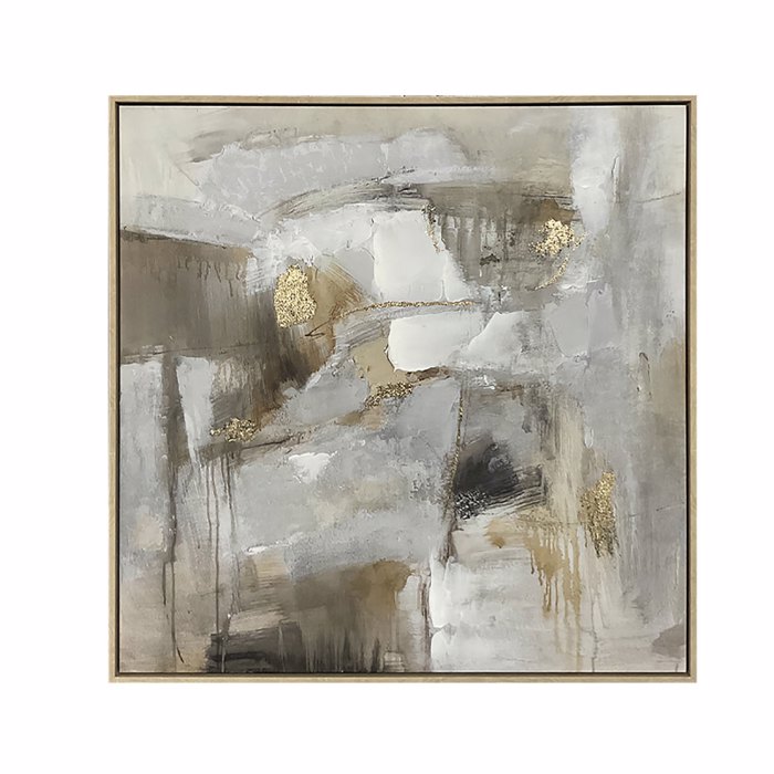 Liberta - Maison NYRA Pinakas me Korniza Kambas Poluxromos PS 80x4x80cm 034682