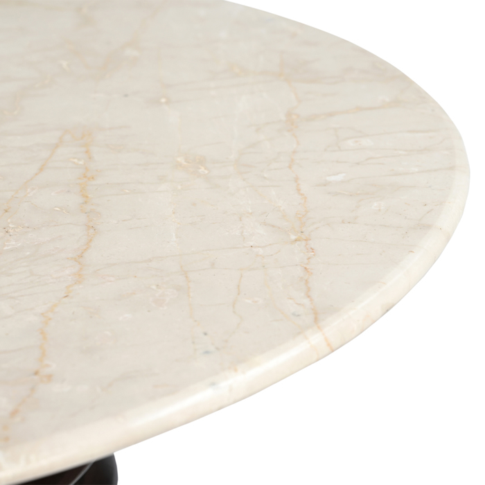 Liberta-Maison Beatle Coffee Table Kafe Skouro Beige Me Opsi Marmarou 80x80x40cm 04-1374