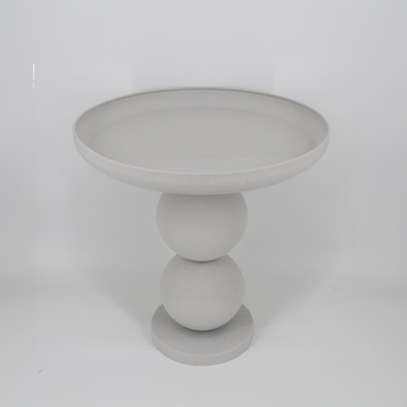 Liberta-Maison Luno Side Table Off White 51x51x53cm 04-1412