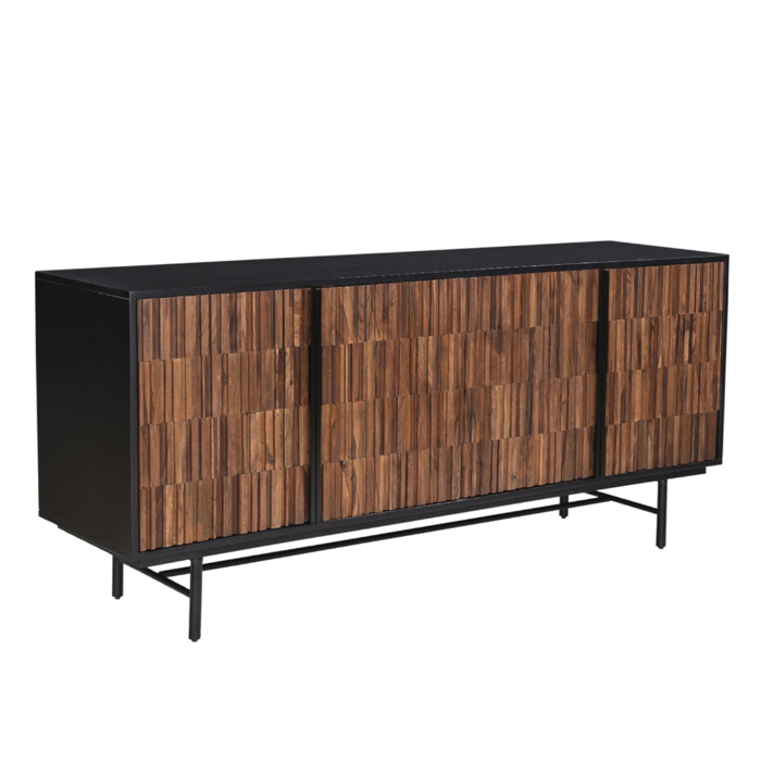 Liberta-Maison Jenga Boufes 4PORTES Mavro Karudi 174x45x75cm 05-0614