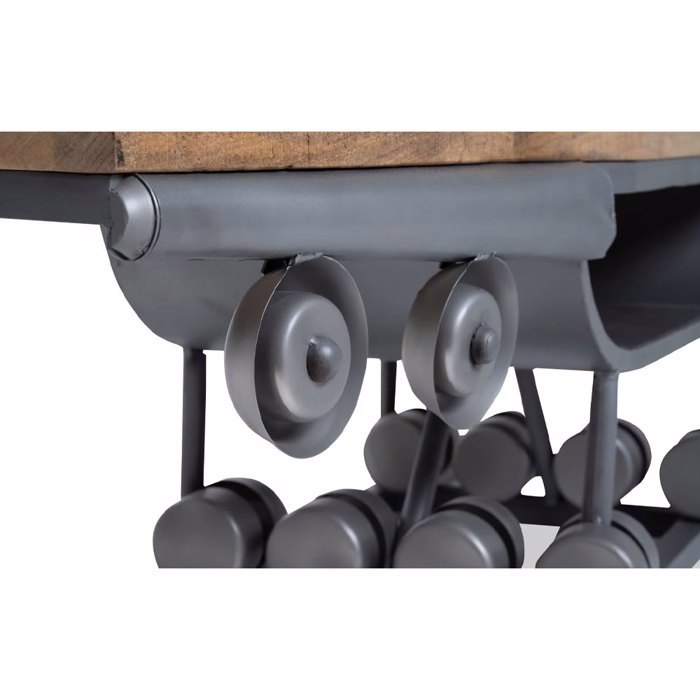 Liberta-Maison Wings TV Stand Gunmetal Fusiko 188x44x44cm 05-0742