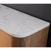 Liberta-Maison Terra Nova Boufes 4PORTES Karudi Lefko Marmaro 180x40x76cm 05-0762
