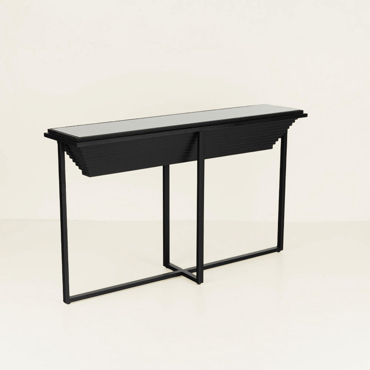Liberta - Maison CHEOPS Κονσόλα Μαύρη 134x32x82cm 05-0782