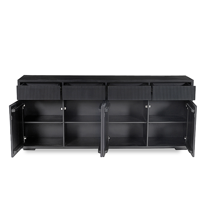 Liberta-Maison Capo Boufes 4PORTES 4SuRTARIA Mavro 180x40x75cm 05-0824