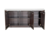 Liberta-Maison Marron Boufes 3PORTES Kafe Skouro Lefko Me Opsi Marmarou 170x40x75cm 05-0826