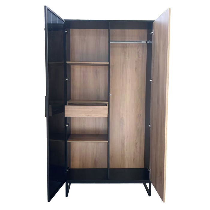 Liberta - Maison MYSTERY Epiplo Eisodou Fusiko Skouro/Mavro me 2 Portes 104x39x210cm 06-0128