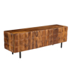Liberta-Maison Chocolat TV Stand 2PORTES Karudi 162x42x54cm 08-0009