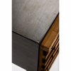 Liberta - Maison COAST Komodino Mavro/Fusiko 55x43x55.5cm 09-2058