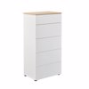 Liberta - Maison LUCIDO Set Krebatokamaras 3+1 Lefko Oak/Fusiko 09-2151